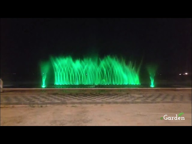 sahiwal greens tgarden fountain install at sahiwal