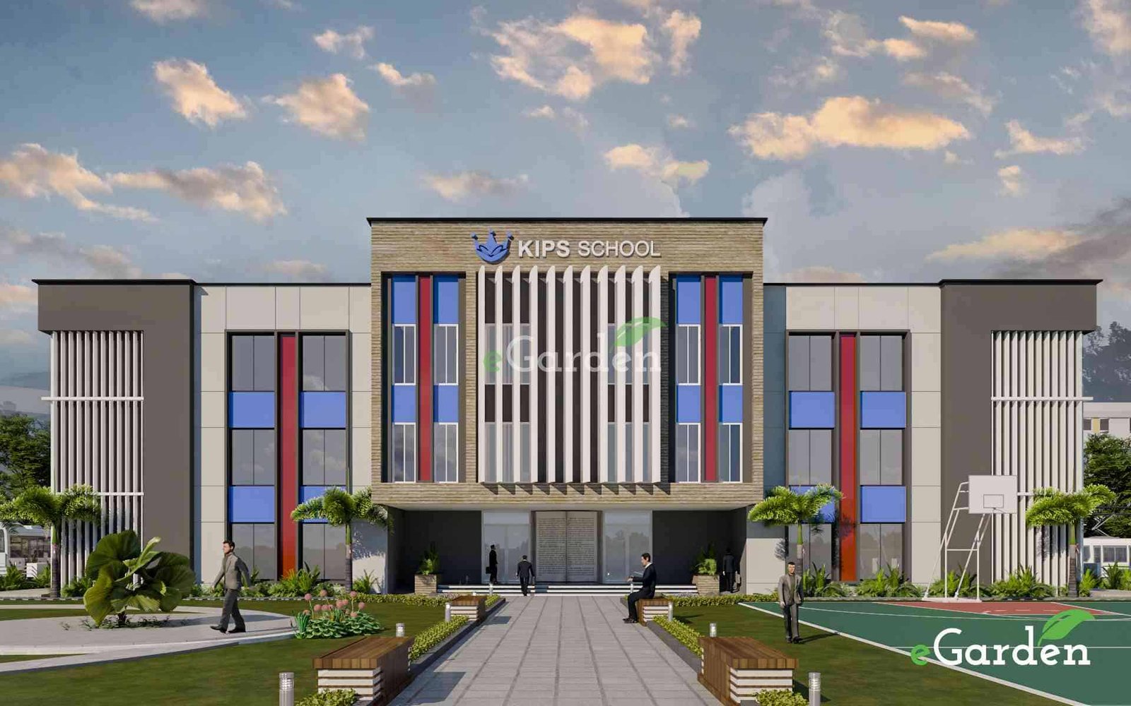 KIPS School Elevation Design - eGarden